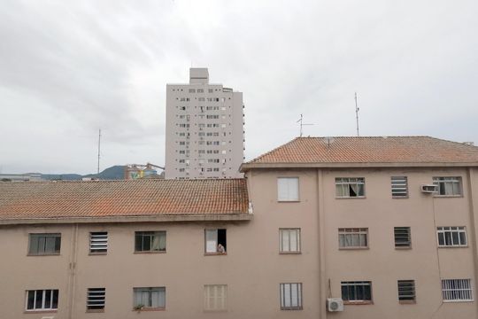Vista da Área de Serviço  de apartamento para alugar com 3 quartos, 186m² em Macuco, Santos