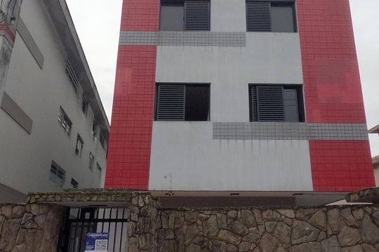 Fachada  de apartamento para alugar com 3 quartos, 186m² em Macuco, Santos