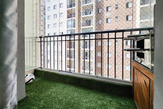 Varanda  de apartamento para alugar com 2 quartos, 73m² em Nova Petrópolis, São Bernardo do Campo