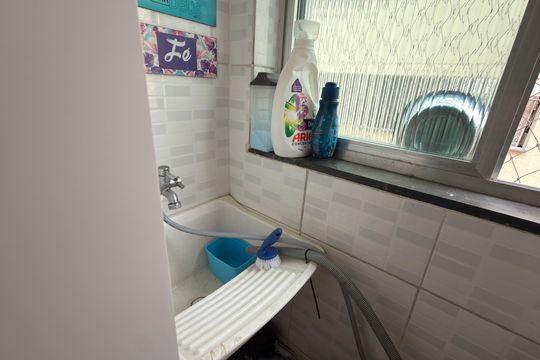Cozinha de apartamento para alugar com 2 quartos, 39m² em Engenho do Porto, Duque de Caxias