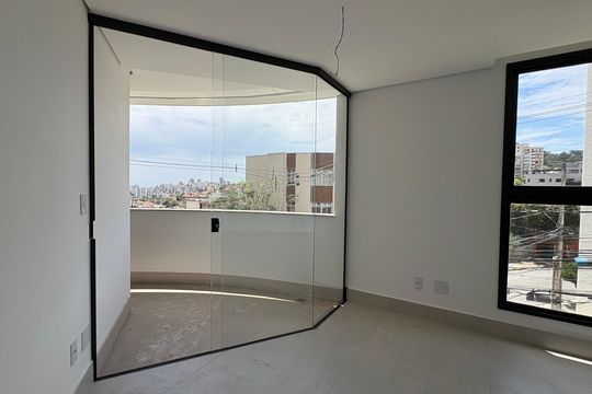 Sala - Varanda  de apartamento à venda com 3 quartos, 117m² em São Bento, Belo Horizonte