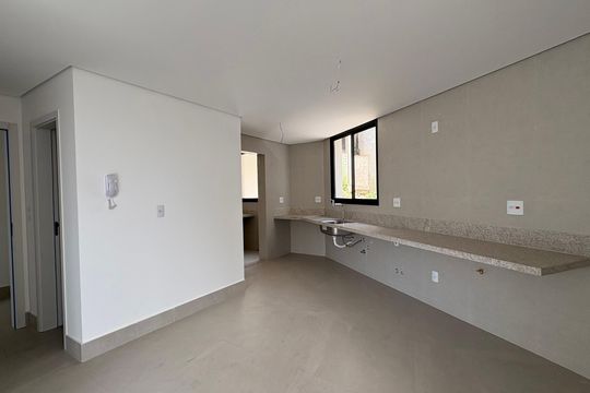 Cozinha e Área de Serviço de apartamento à venda com 3 quartos, 117m² em São Bento, Belo Horizonte