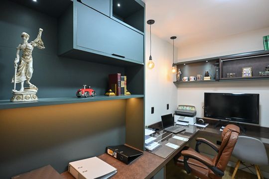Escritório de casa de condomínio à venda com 3 quartos, 200m² em Jardim Taboao, São Paulo