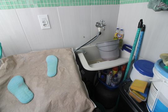 área de serviço de apartamento à venda com 2 quartos, 60m² em Vila Silvia, São Paulo