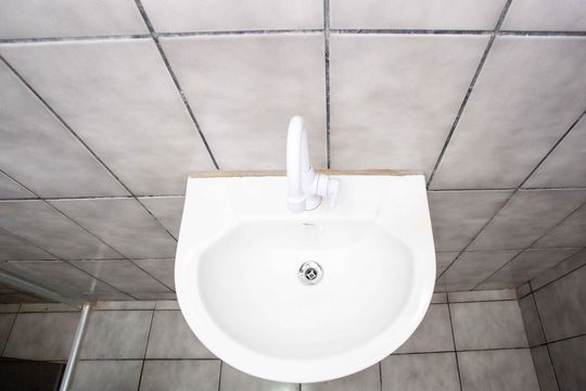 Banheiro da Suíte de casa para alugar com 2 quartos, 110m² em Vila Diadema, Diadema