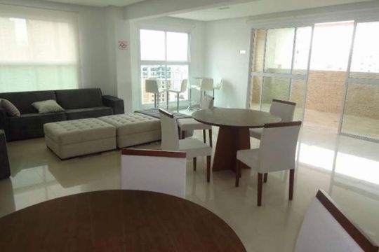 Área comum de apartamento para alugar com 1 quarto, 52m² em Gonzaga, Santos
