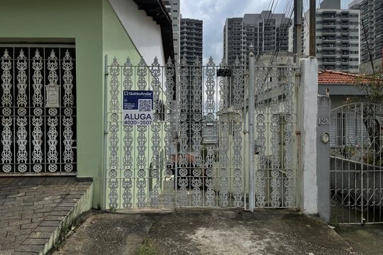 Fachada + Placa de casa para alugar com 3 quartos, 60m² em Vila Guilhermina, São Paulo