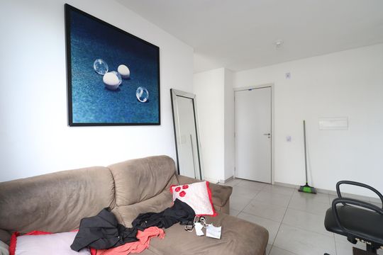 Sala de apartamento à venda com 2 quartos, 44m² em Barra Funda, São Paulo