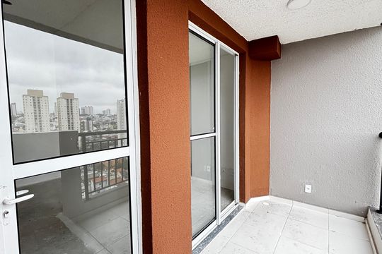 Varanda de apartamento à venda com 2 quartos, 43m² em Vila Leopoldina, Santo André