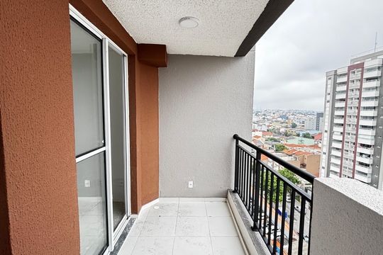 Varanda de apartamento à venda com 2 quartos, 43m² em Vila Leopoldina, Santo André