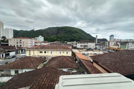 Vista Quarto 2 de apartamento para alugar com 2 quartos, 49m² em Vila Valenca, São Vicente
