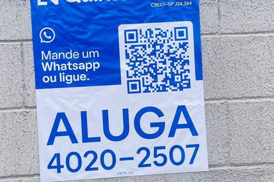 Placa de apartamento para alugar com 2 quartos, 50m² em Jardim Sandra, Cotia