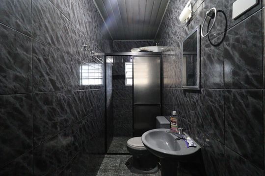 Banheiro da Suíte de casa à venda com 3 quartos, 115m² em Jardim Orly, São Paulo