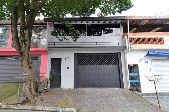 Fachada de casa à venda com 3 quartos, 115m² em Jardim Orly, São Paulo