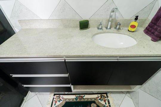 Banheiro Social de apartamento para alugar com 3 quartos, 90m² em Casa Verde, São Paulo