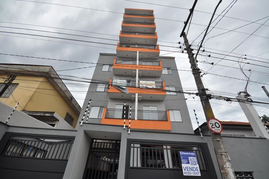 Fachada de apartamento à venda com 2 quartos, 48m² em Vila Mazzei, São Paulo