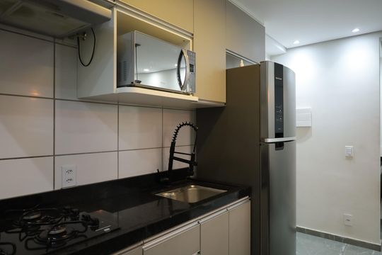 Cozinha de apartamento para alugar com 2 quartos, 35m² em Cidade Nova São Miguel, São Paulo