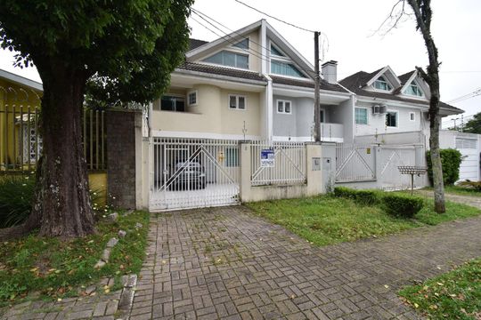 Fachada de casa à venda com 3 quartos, 162m² em Jardim das Américas, Curitiba