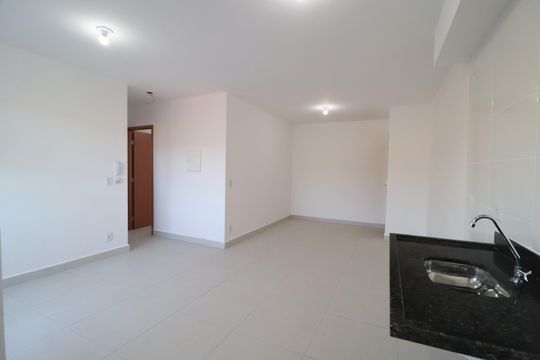 Sala de apartamento para alugar com 2 quartos, 52m² em Novo Mundo, Uberlândia