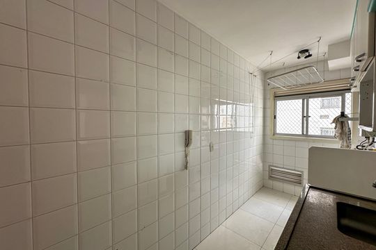 Cozinha de apartamento para alugar com 2 quartos, 49m² em Sacoma, São Paulo