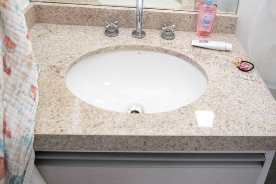 Banheiro da Suíte 1 de apartamento à venda com 2 quartos, 85m² em Centro, Diadema