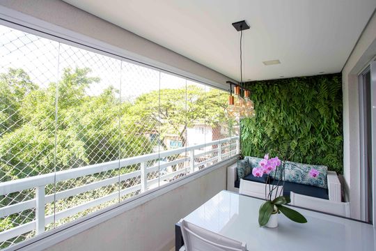 Varanda da Sala de apartamento à venda com 2 quartos, 85m² em Centro, Diadema