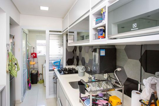 Cozinha de apartamento à venda com 2 quartos, 85m² em Centro, Diadema