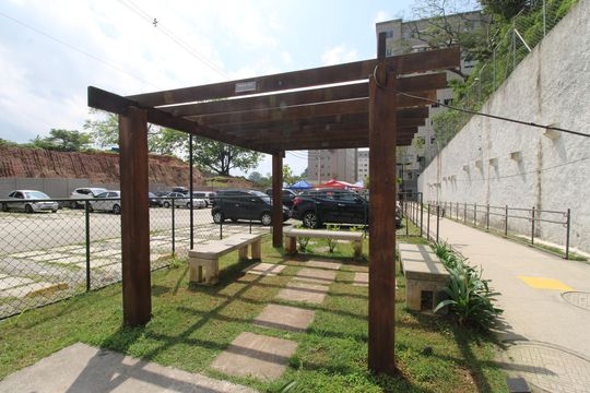Área comum de apartamento para alugar com 2 quartos, 40m² em Fazenda Caguaçu, São Paulo