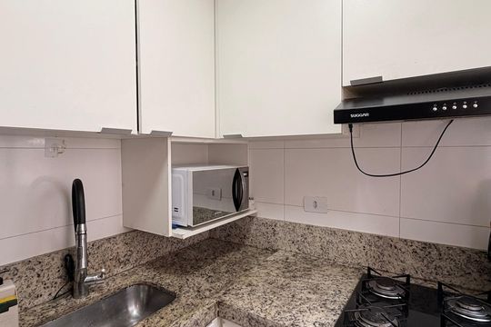 Cozinha  de apartamento à venda com 3 quartos, 84m² em Santa Maria, São Caetano do Sul