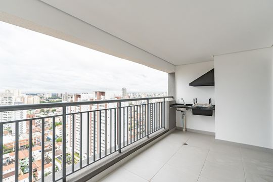 Varanda de apartamento à venda com 3 quartos, 95m² em Vila Dom Pedro I, São Paulo