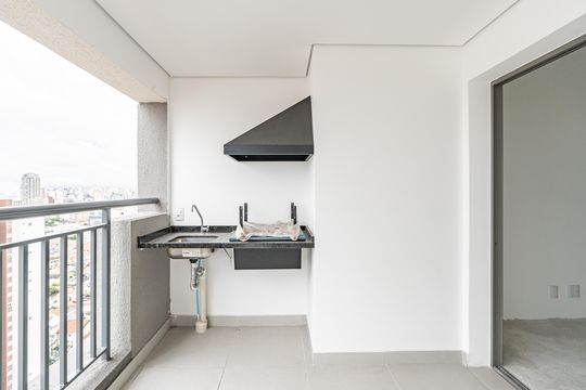Varanda de apartamento à venda com 3 quartos, 95m² em Vila Dom Pedro I, São Paulo