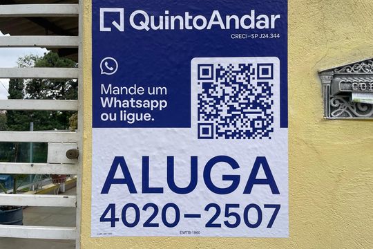 Plaquinha código EWTB-1960 de casa para alugar com 2 quartos, 150m² em Vila Gomes, São Paulo