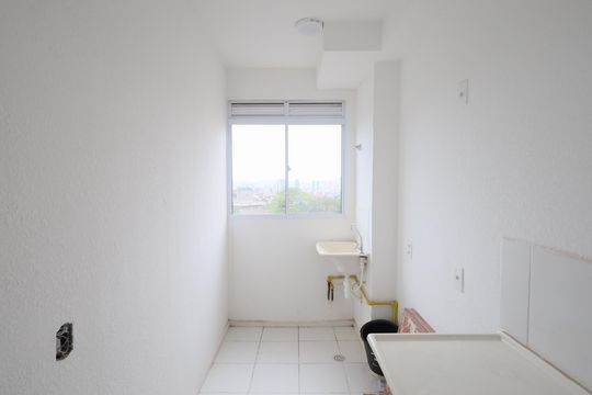 Cozinha e Área de Serviço de apartamento à venda com 2 quartos, 41m² em Jardim Boa Vista (zona Oeste), Osasco
