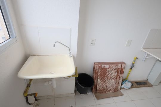 Cozinha e Área de Serviço de apartamento à venda com 2 quartos, 41m² em Jardim Boa Vista (zona Oeste), Osasco