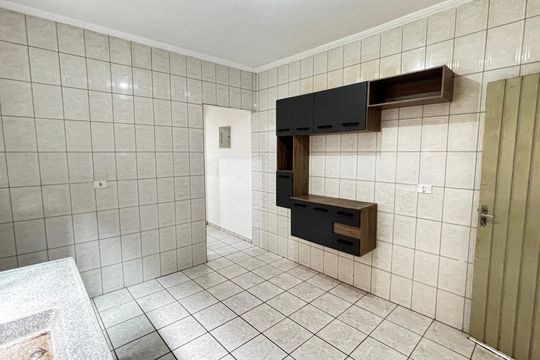Cozinha de casa para alugar com 2 quartos, 75m² em Parque das Nações, Santo André