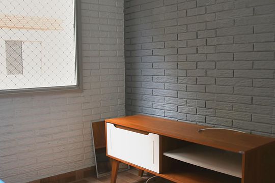 Sala de apartamento para alugar com 2 quartos, 57m² em Jardim Satelite, São Paulo