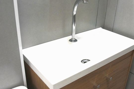 Banheiro de apartamento para alugar com 2 quartos, 57m² em Jardim Satelite, São Paulo