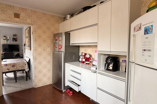 Cozinha de apartamento à venda com 2 quartos, 88m² em Barcelona, São Caetano do Sul