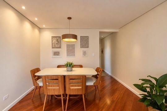 Sala de Jantar de apartamento à venda com 3 quartos, 94m² em Centro Comercial Jubran, Barueri