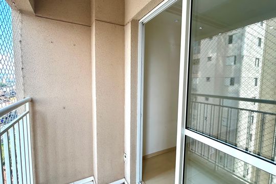 Varanda da Sala de apartamento para alugar com 2 quartos, 55m² em Vila Rosalia, Guarulhos