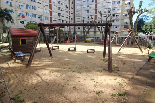Área comum - Playground de apartamento à venda com 2 quartos, 62m² em Azenha, Porto Alegre