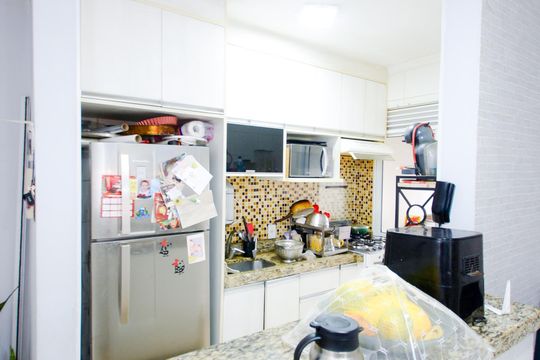 Cozinha de apartamento à venda com 2 quartos, 54m² em Vila Florida, Guarulhos