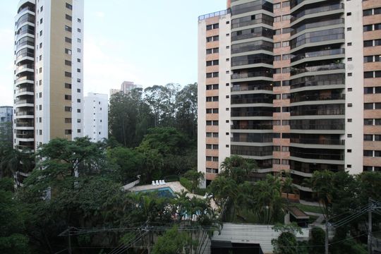 Vista da Varanda de apartamento para alugar com 1 quarto, 64m² em Vila Andrade, São Paulo