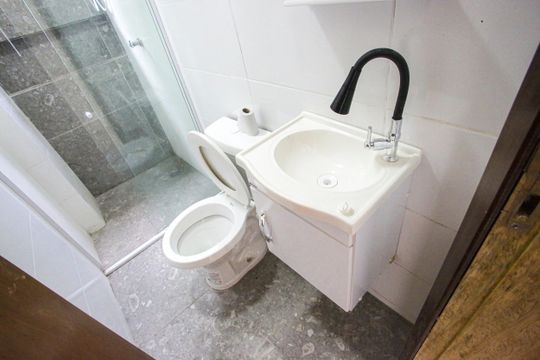 Banheiro Social de apartamento à venda com 3 quartos, 116m² em Freguesia (jacarepaguá), Rio de Janeiro