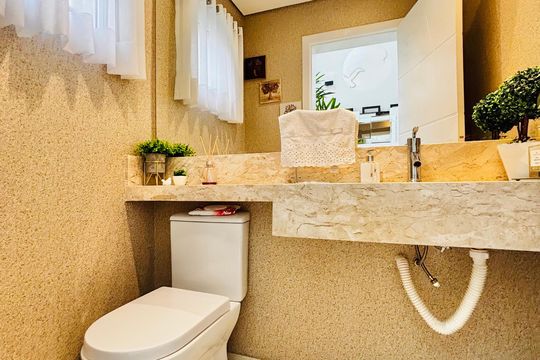 Lavabo de casa de condomínio à venda com 4 quartos, 360m² em Morada das Nuvens, Barueri