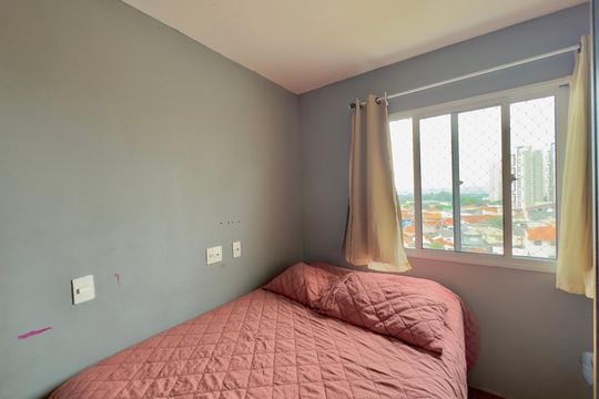 Quarto de apartamento à venda com 1 quarto, 32m² em Vila Augusta, Guarulhos