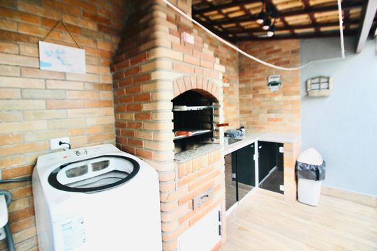 Área gourmet de casa para alugar com 2 quartos, 100m² em Vila Paranagua, São Paulo