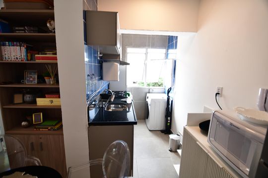 Cozinha de kitnet/studio à venda com 1 quarto, 34m² em Centro, Campinas