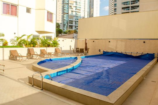 Área comum - Piscina de apartamento para alugar com 3 quartos, 90m² em Alto da Glória, Goiânia