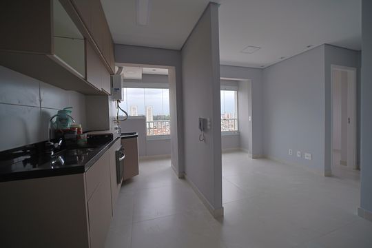 Cozinha de apartamento à venda com 2 quartos, 45m² em Jardim Santa Maria, São Paulo